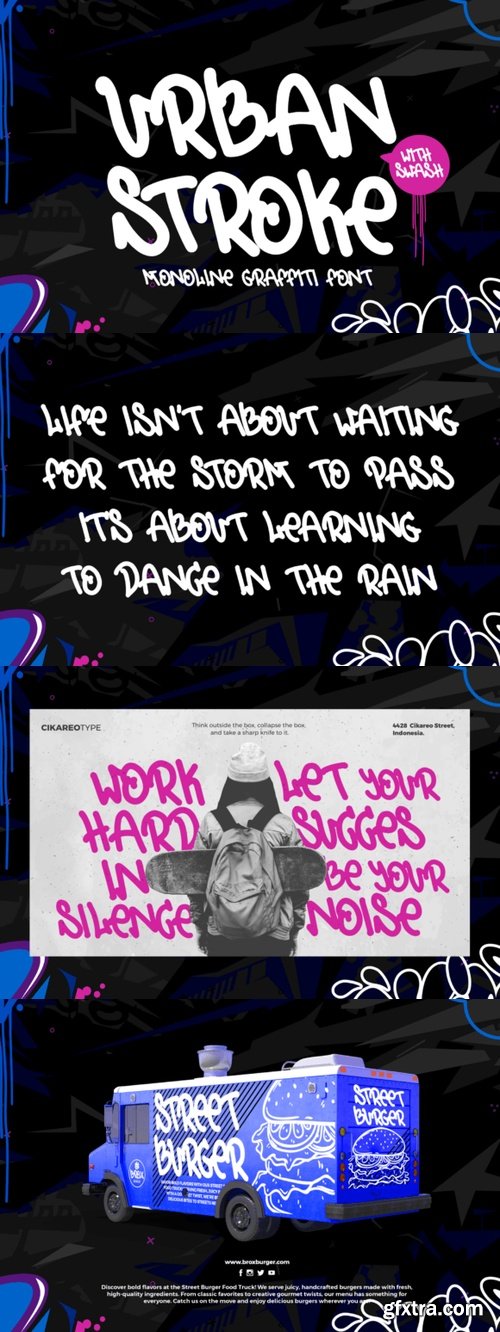 Urban Stroke Font