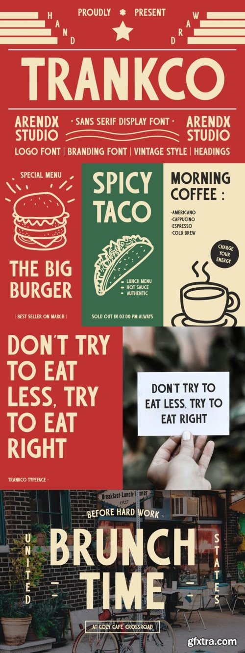 Trankco - Display Font