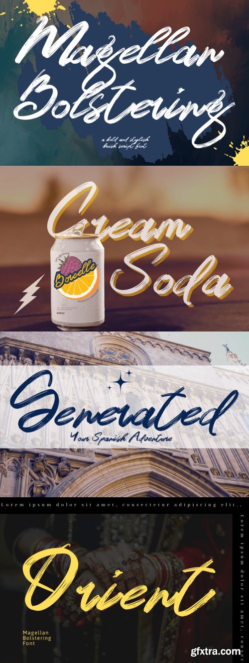 Magellan Bolstering Font