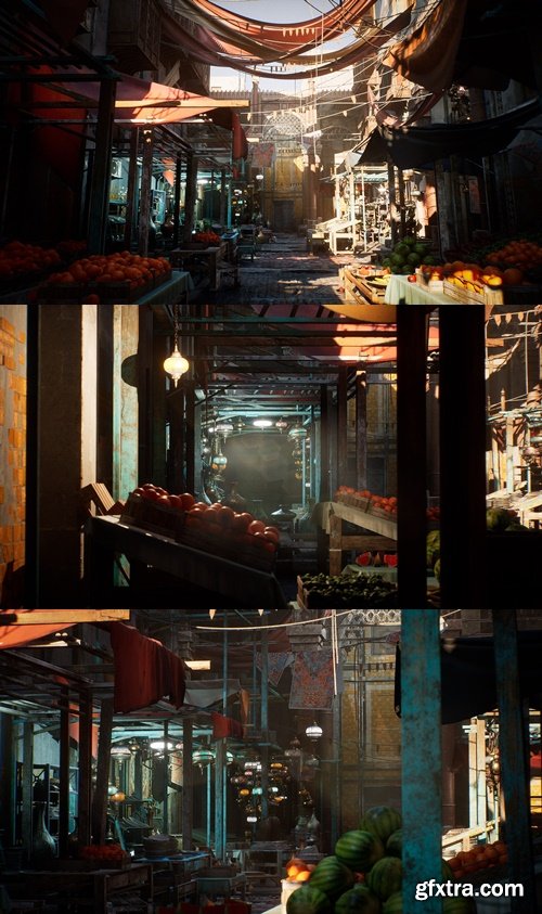 Fab - Market Street Environment Kit v5.1+