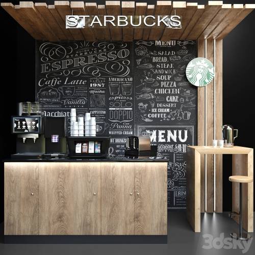 '3dsky Pro - Coffee point Starbucks. Cafe' '3dsky Pro - Coffee point Starbucks. Cafe'