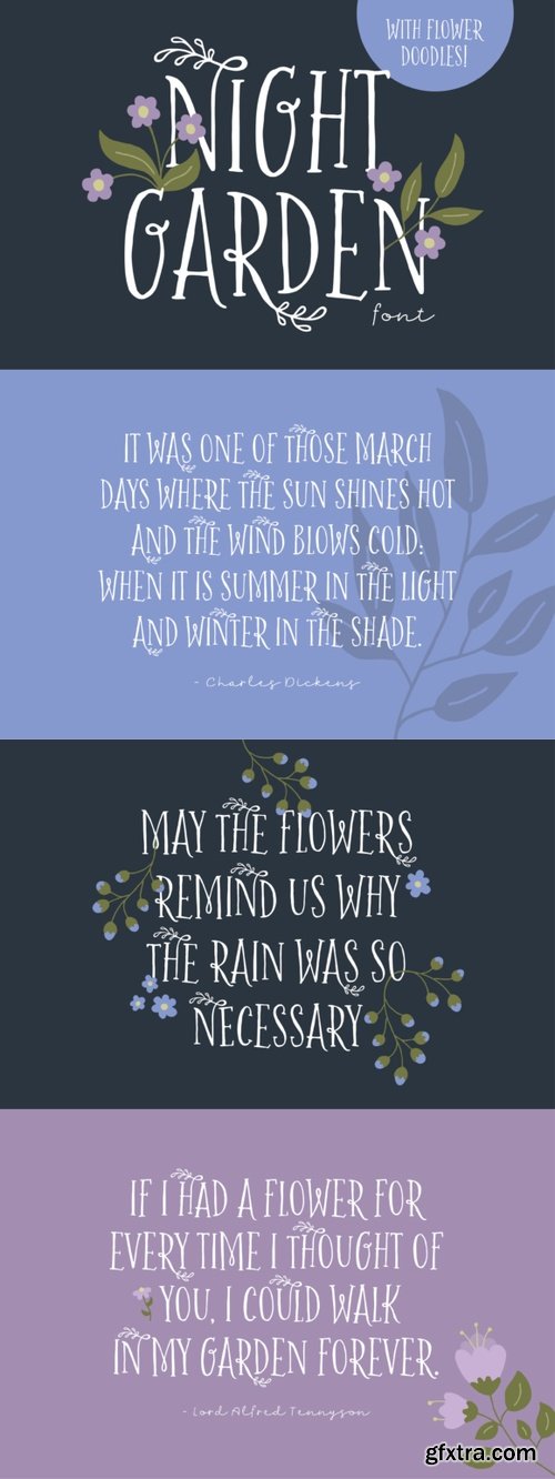 Night Garden Font