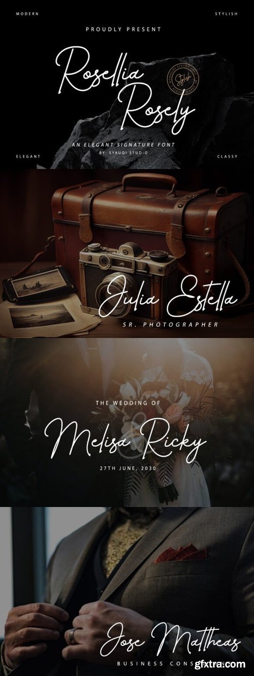 Rosellia Rosely Font