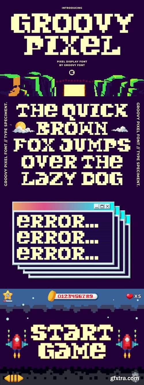 Groovy Pixel Font