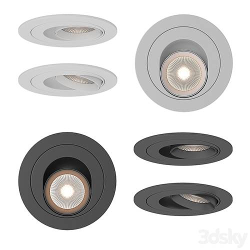 '3dsky Pro - Mawa - Recessed Spotlight Seventies 41'