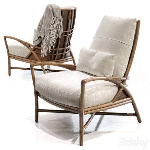 '3dsky Pro - Mcguirefurniture PETAL LOUNGE CHAIR'