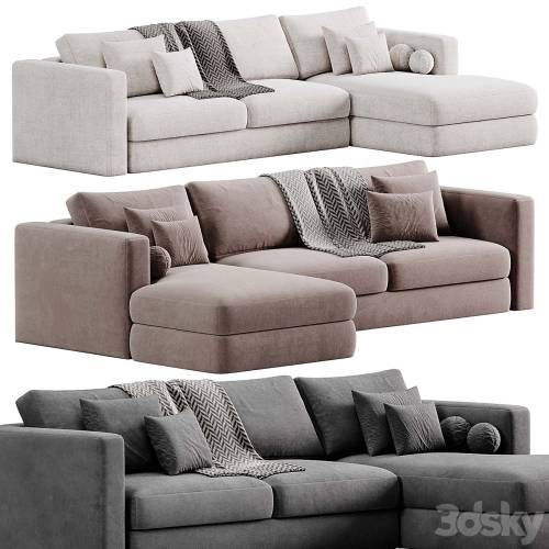 '3dsky Pro - Oceanside Sofa By Crateandbarrel'