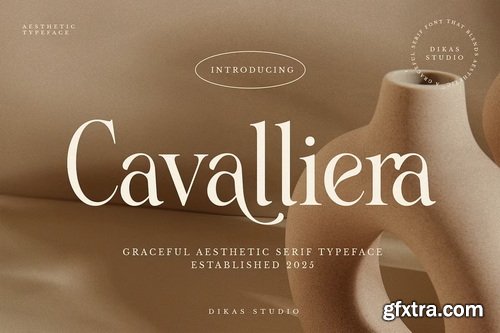 CreativeMarket - Cavalliera - Graceful Serif Typeface