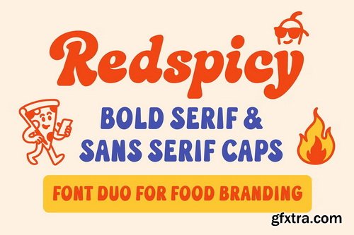 CreativeMarket - Redspicy – Fun Duo Font