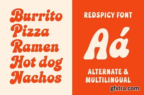 CreativeMarket - Redspicy – Fun Duo Font