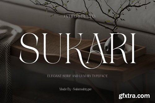 CreativeMarket - Sukari - Luxury Font