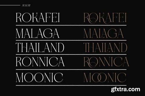 CreativeMarket - Sukari - Luxury Font