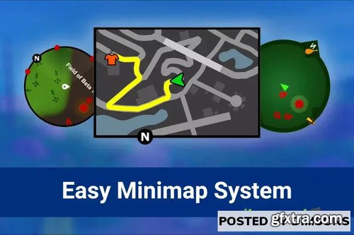 Easy Minimap System MT - GPS, Radar, Worldmap, Fog of War & More v2.5.0 (Latest)