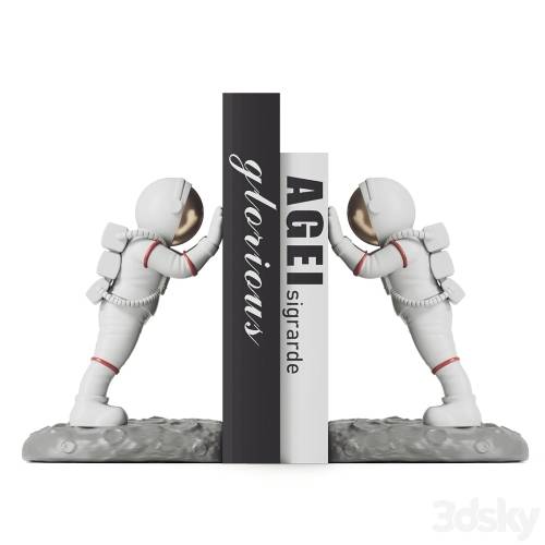 '3dsky Pro - Astronaut Bookends'