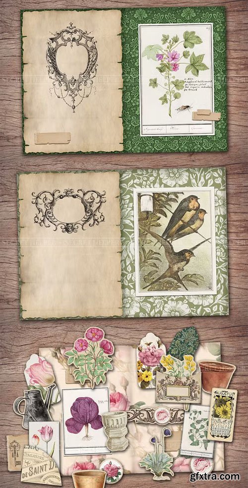 Secret Garden Scrapbook Kit Secret Garden Scrapbook Kit