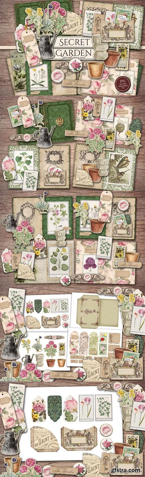 Secret Garden Scrapbook Kit