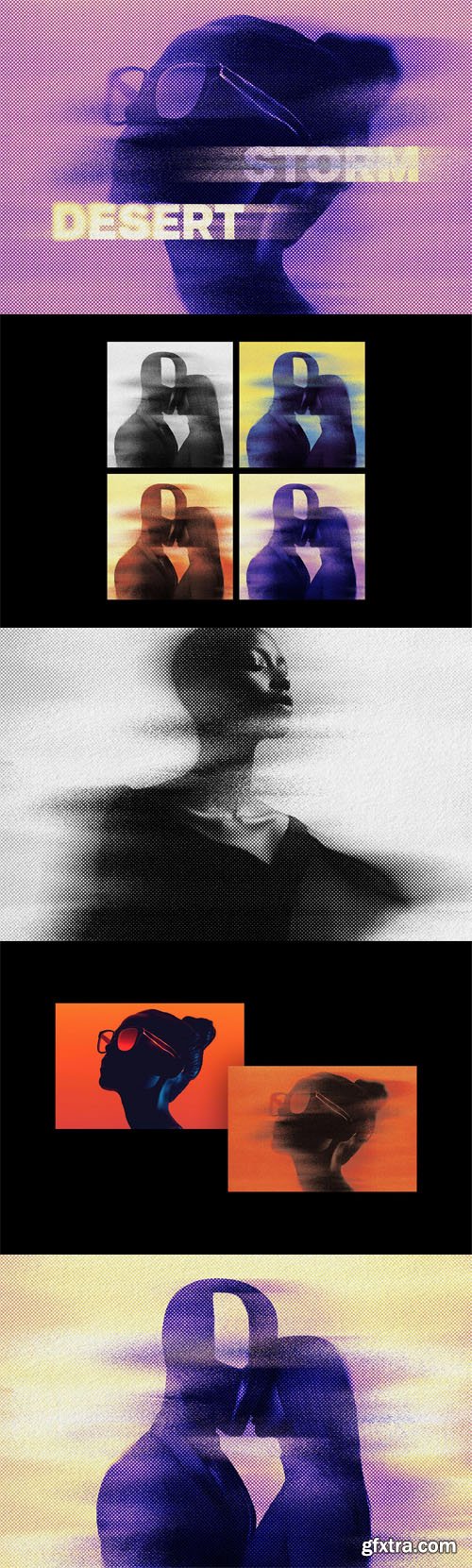 Desert Storm Distortion Photoshop Effect