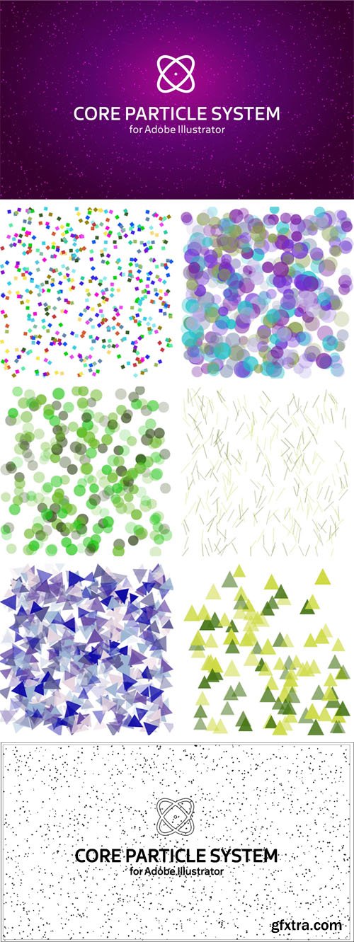Core Particle System Script for Adobe Illustrator