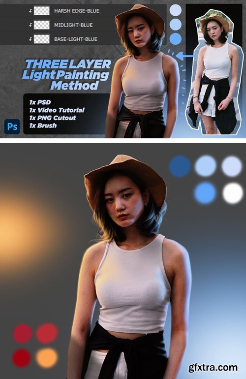Light Painting Effect for Photoshop