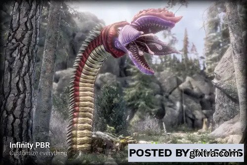 Giant Worm Pack PBR - Fantasy RPG v4.2