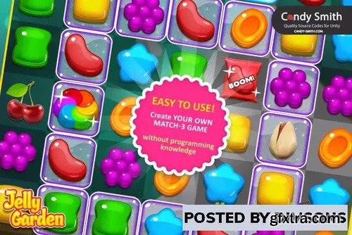 Match 3 Jelly Garden Kit v2.3.5