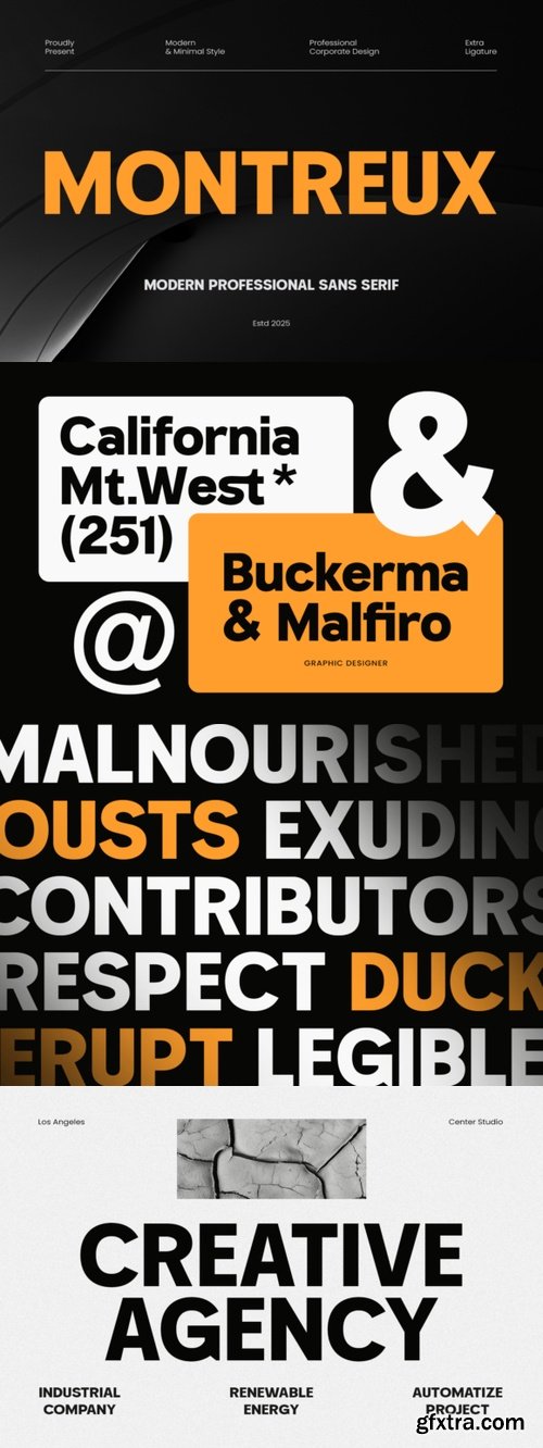 CreativeMarket - Montreux 290995881