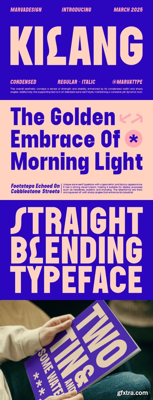 CreativeMarket - Kilang - Condensed Sans Serif 291170607