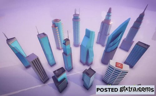 LowPoly City Vol.2 Skyscrapers v1.0