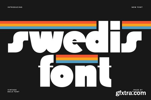 Swedis - Vintage Bold Font