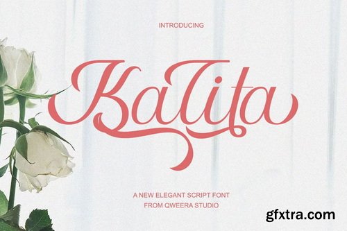 CreativeMarket - Kalita - Modern Elegant Script Font