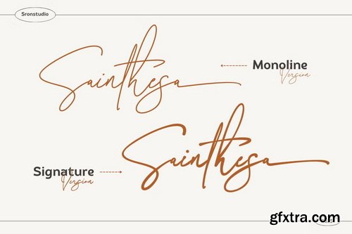 CreativeMarket - Sainthesa - Monoline & Signature