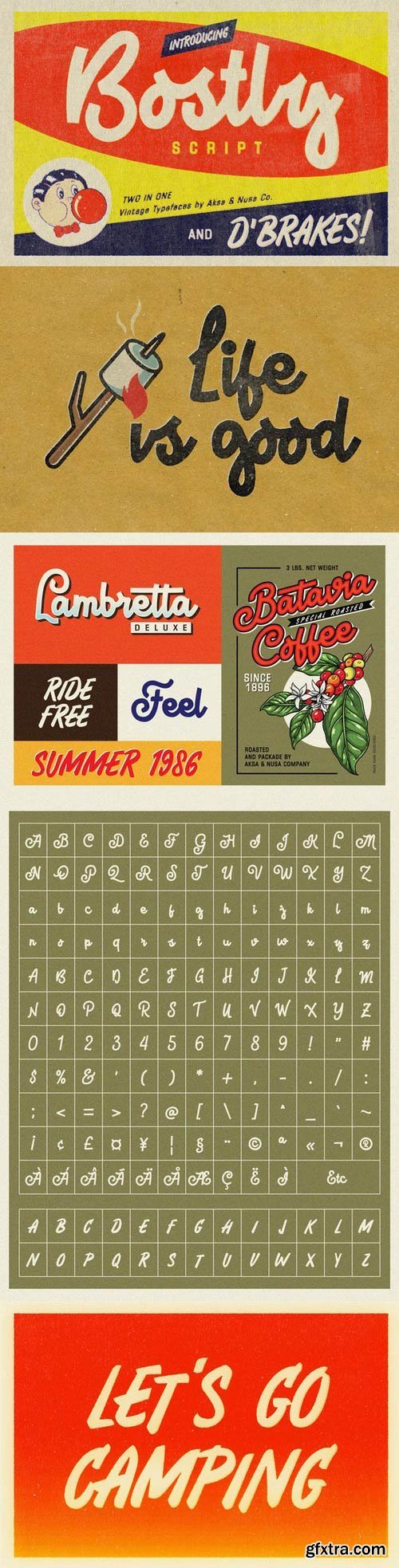 CM - Vintage Fonts Bostly &amp; D'brakes 644760