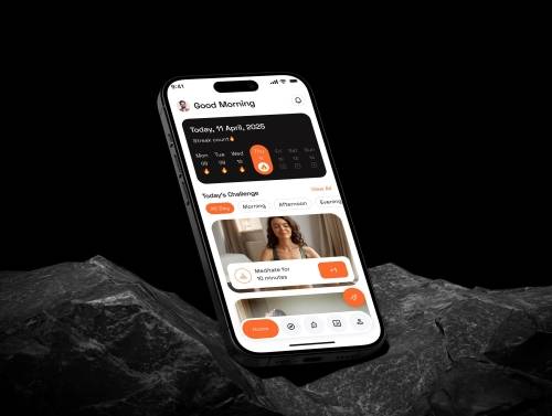 'OneHabit Tracker App UI Kit'