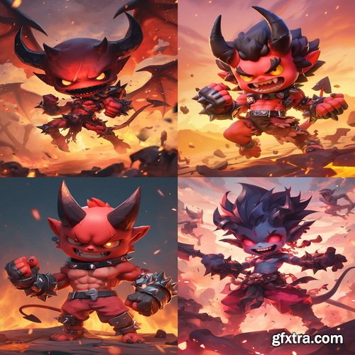 485 Ai Art Prompts for Chibi Fantasy