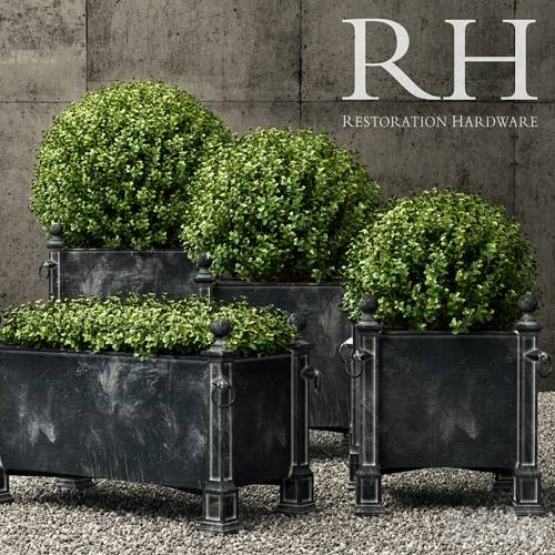 '3dsky Pro - Restoration Hardware versailles weathered zinc planters' '3dsky Pro - Restoration Hardware versailles weathered zinc planters'