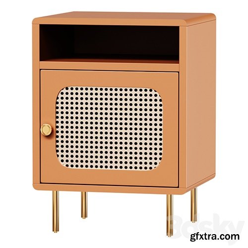 3dsky Pro - Redpop Rattan Bedside Table