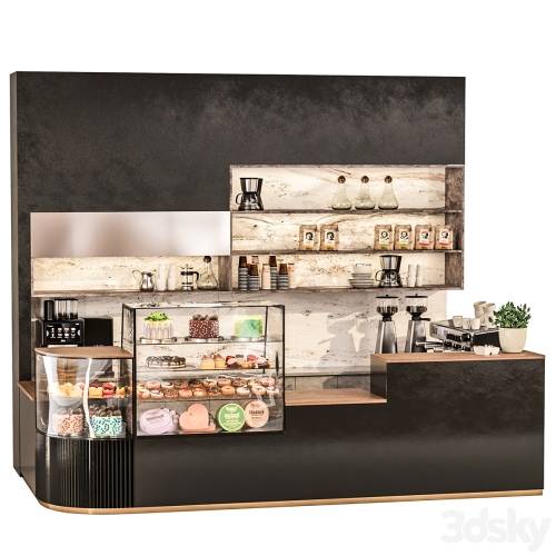 '3dsky Pro - Coffee house with desserts'