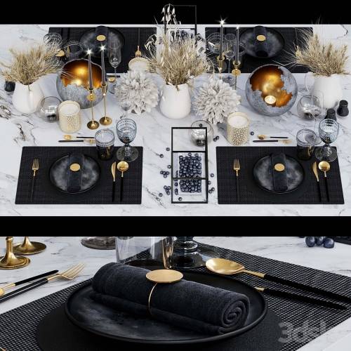 '3dsky Pro - Luxury table setting' '3dsky Pro - Luxury table setting'