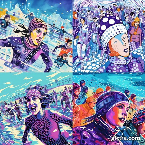 478 Midjourney Prompts for Winter Illustrations