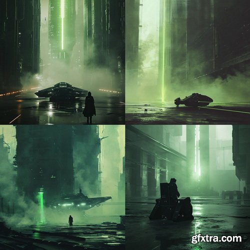 479 Midjourney Prompts for Minimal Sci-Fi