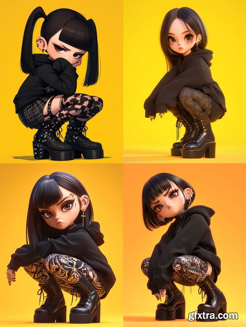 480 Ai Art Prompts for Chibi Fashion