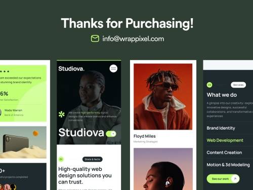 'Studiova Creative Agency Framer Template' 'Studiova Creative Agency Framer Template'