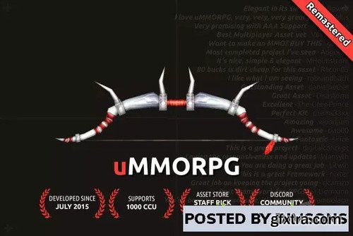 uMMORPG Remastered - MMORPG Engine v2.43 (15 Mar 2025)