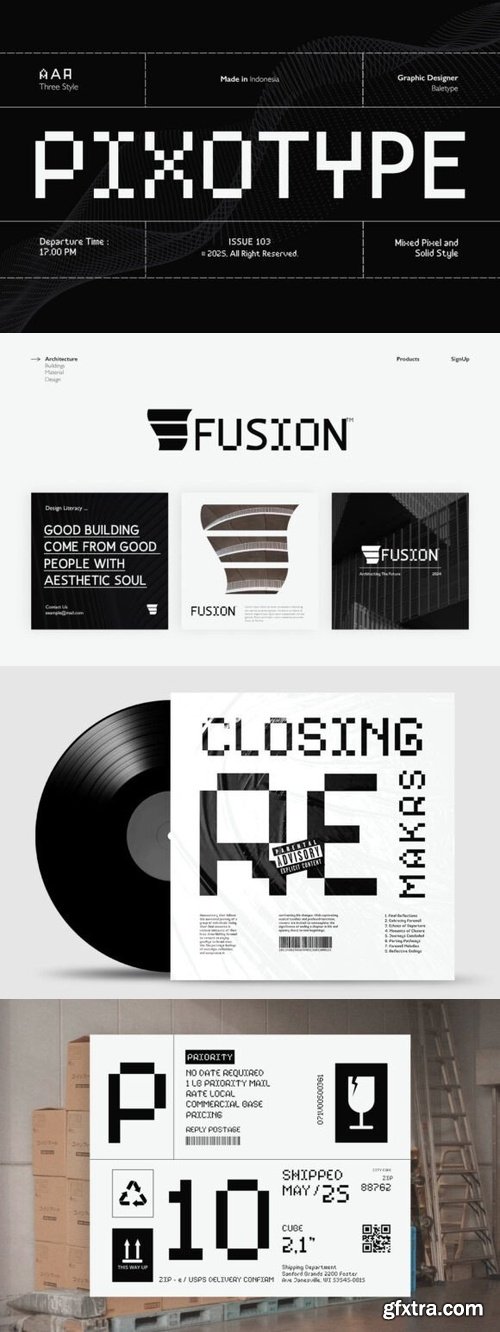 CreativeMarket - Pixotype - Stylish Pixel Font 291252398