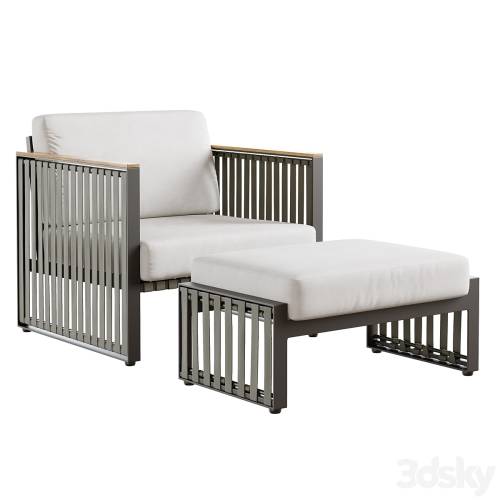 '3dsky Pro - Outdoor garden wicker woven chair skyline design horizon armchair' '3dsky Pro - Outdoor garden wicker woven chair skyline design horizon armchair'