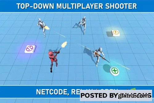 Multiplayer Top-Down Shooter Template (Netcode, Lobby, Relay) v1.1.0 (12 Mar 2025)