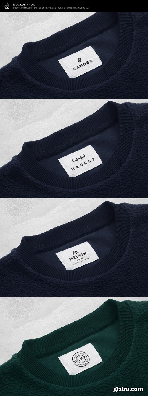 Asylab - 25 Apparel Labels &amp; Tags Logo Mockups - V1