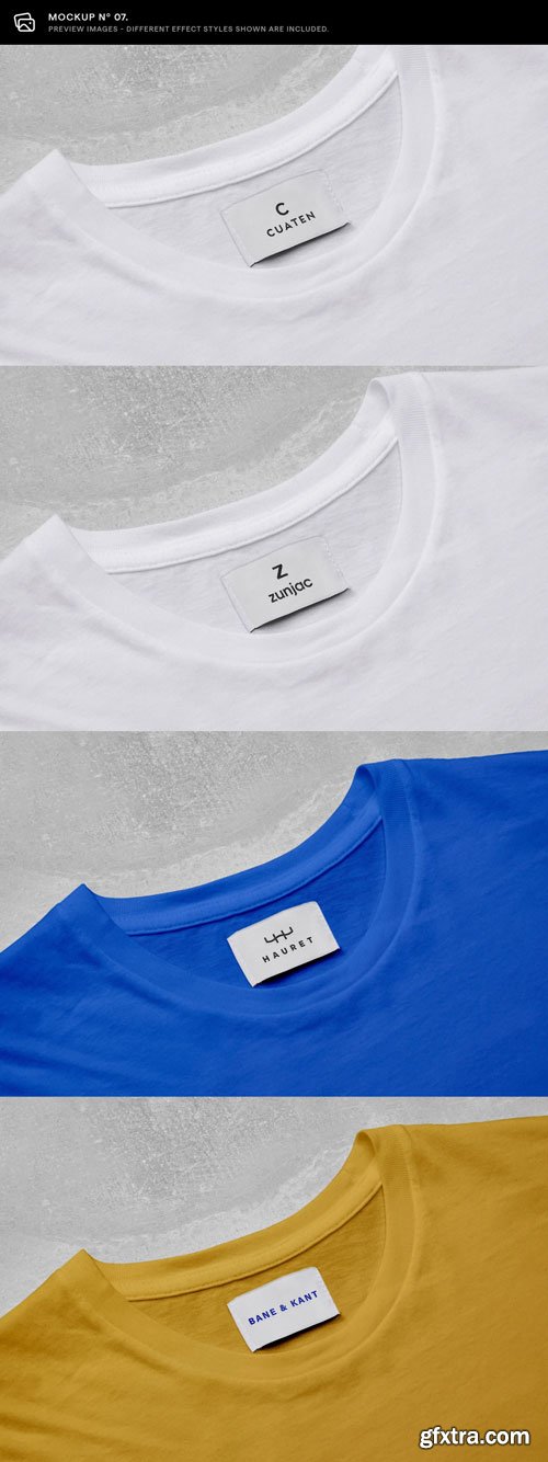 Asylab - 25 Apparel Labels &amp; Tags Logo Mockups - V1