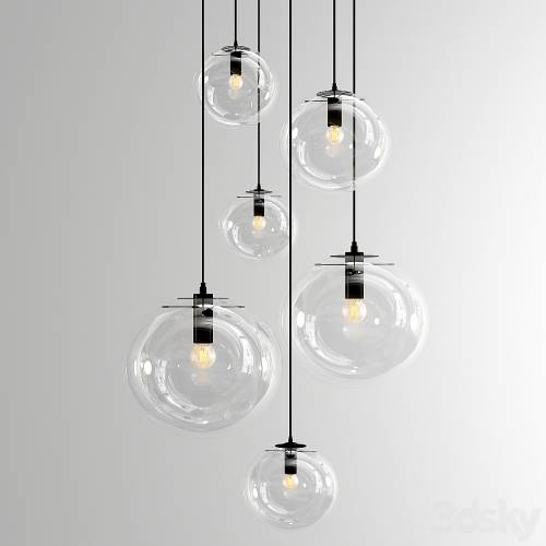 '3dsky Pro - Selene Suspension Lamp - Black'