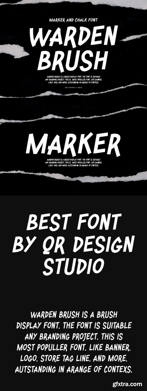 Warden Brush Font